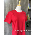 Pure cotton men's plain round neck short sleeves